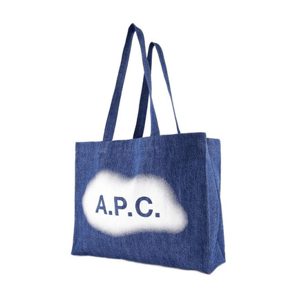 Tote Bag Diane - A.P.C - Baumwolle - Blau
