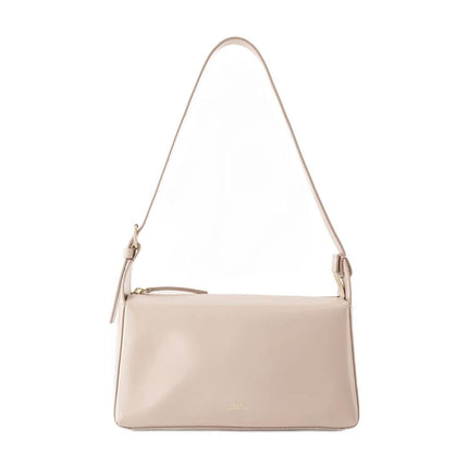 Virginie Baguette Tasche - A.P.C. - Leder - Moon Grey