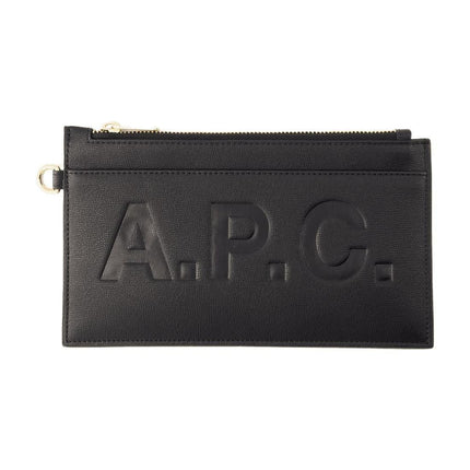 Market Clutch - A.P.C. - Synthetik - Schwarz