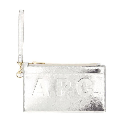 Market Clutch - A.P.C. - Synthetik - Silber