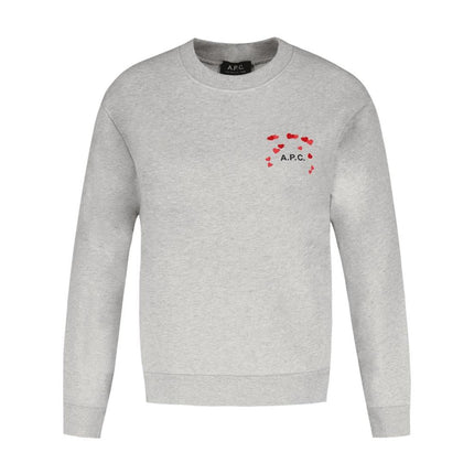Valentin Sweat T-Shirt - A.P.C. - Baumwolle - Grau