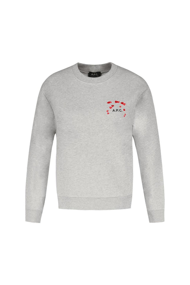 Valentin Sweat T-Shirt - A.P.C. - Baumwolle - Grau