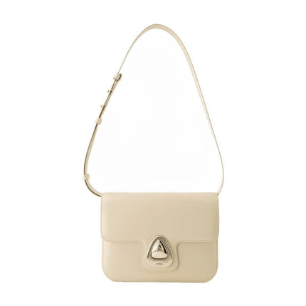 Astra Schultertasche Small - A.P.C. - Leder - Beige