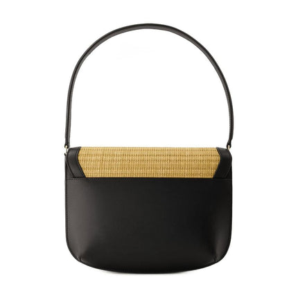 Sarah Schultertasche - A.P.C. - Leder - Schwarz