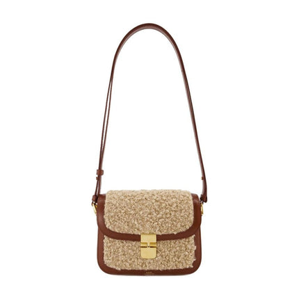 Grace Small Schultertasche - A.P.C. - Synthetik - Haselnussbraun