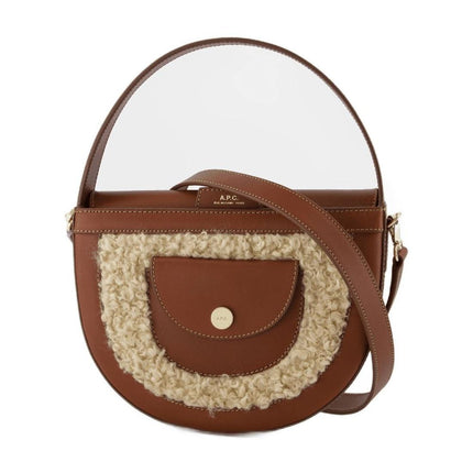 Pocket Small Schultertasche - A.P.C. - Synthetik - Haselnussbraun