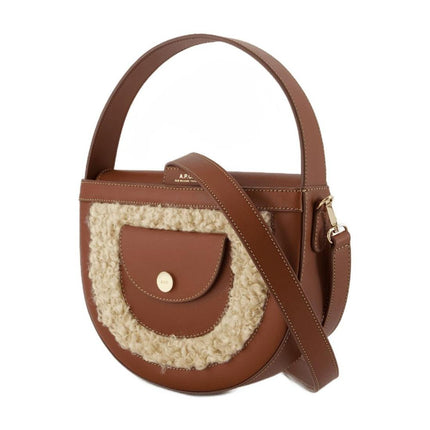 Pocket Small Schultertasche - A.P.C. - Synthetik - Haselnussbraun