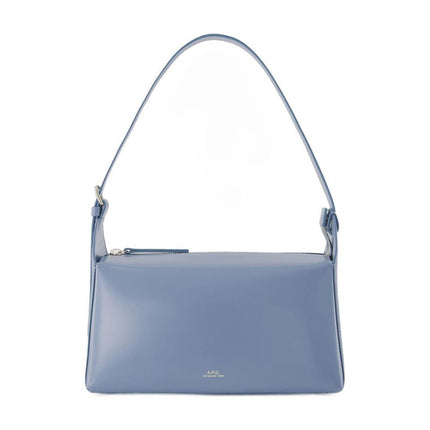 Virginie Schultertasche - A.P.C. - Leder - Blau