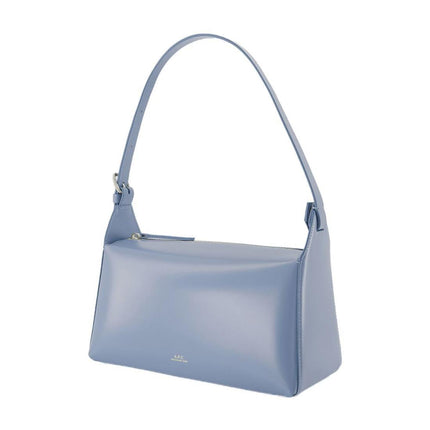Virginie Schultertasche - A.P.C. - Leder - Blau