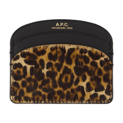 Kartenhalter - A.P.C. - Leder - bedruckt