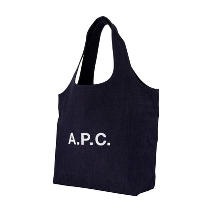 Einkaufstasche Ninon - A.P.C. - Baumwolle - Blau