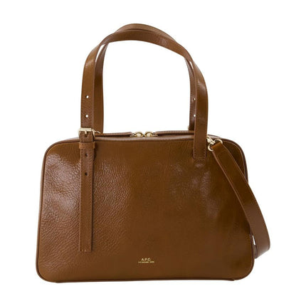 Virginie Schultertasche - A.P.C. - Leder - Braun