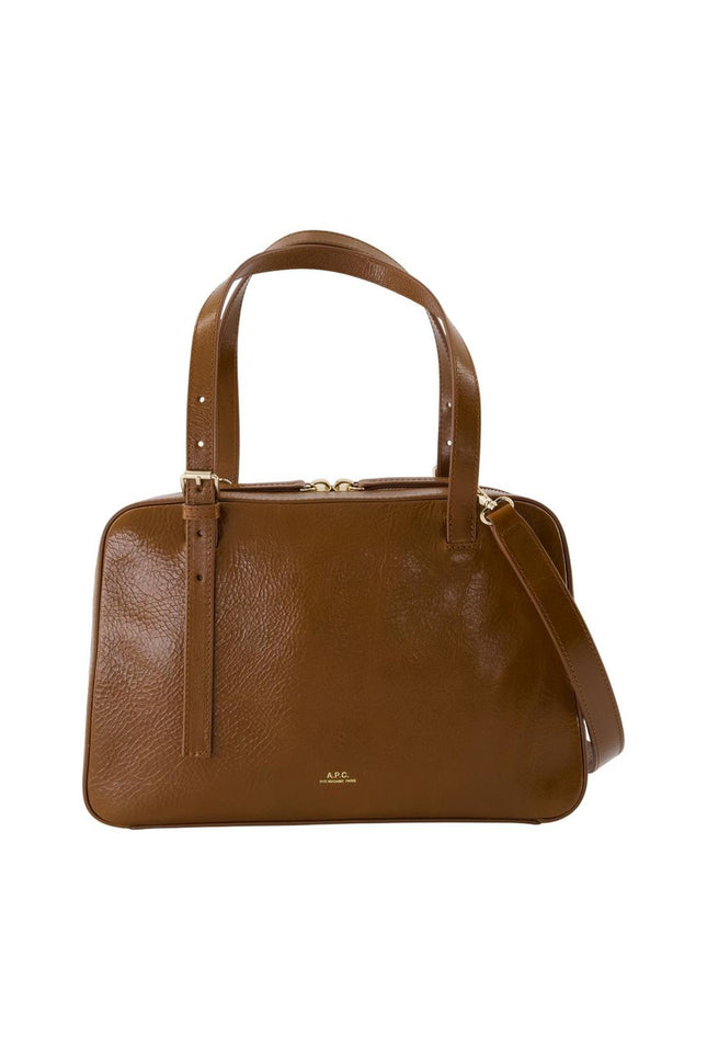 Virginie Schultertasche - A.P.C. - Leder - Braun