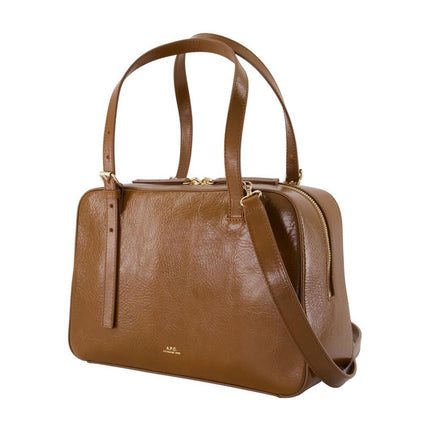 Virginie Schultertasche - A.P.C. - Leder - Braun