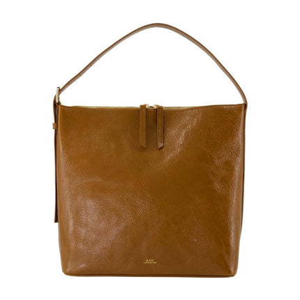 Schultertasche Vera - A.P.C. - Leder - Braun