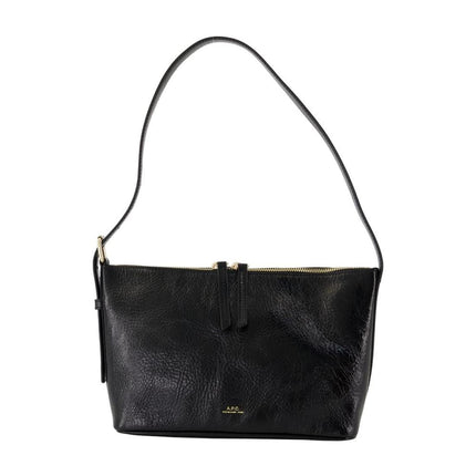 Schultertasche Vera - A.P.C. - Leder - Schwarz