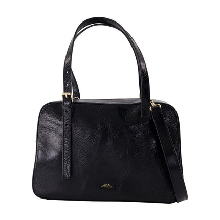 Virginie Schultertasche - A.P.C. - Leder - Schwarz