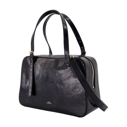 Virginie Schultertasche - A.P.C. - Leder - Schwarz
