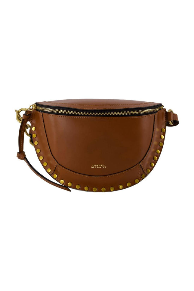 Skano Gz Schultertasche - Isabel Marant - Leder - Braun