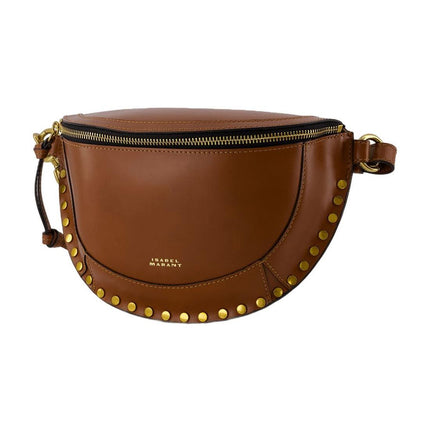 Skano Gz Schultertasche - Isabel Marant - Leder - Braun