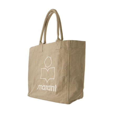 Tote bag Yenky Gz - Isabel Marant - Baumwolle - Beige