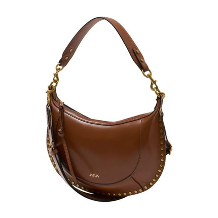 Naoko Gz Schultertasche - Isabel Marant - Leder - Braun