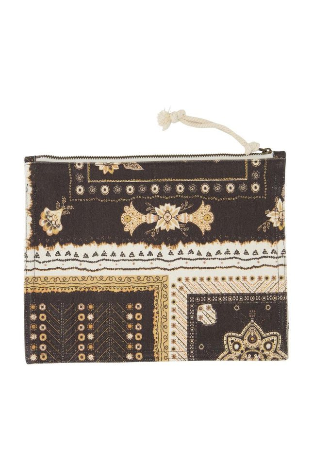 Netia Ge Clutch - Isabel Marant - Baumwolle - Schwarz