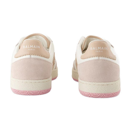 Swan Sneakers - Balmain - Leder - Beige