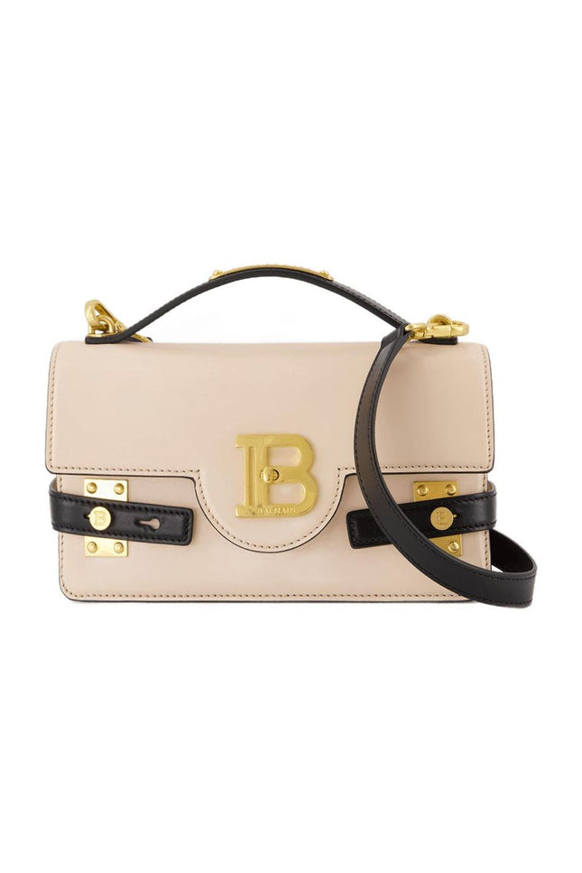B-Buzz 24 Schultertasche - Balmain - Leder - Neutral/Schwarz