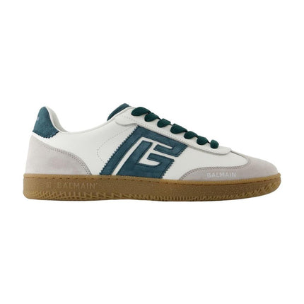 Sneakers Balmain Swan - Balmain - Leder - Grün