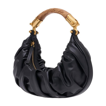 Handtasche Ebene Medium - Balmain - Leder - Schwarz