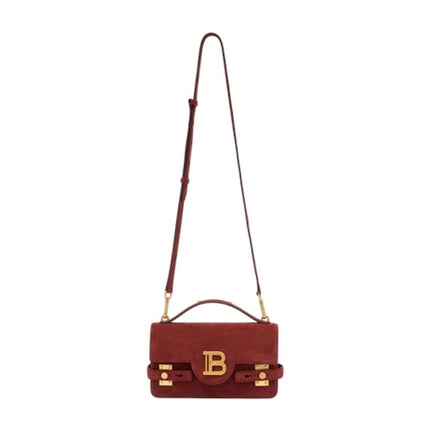 Schultertasche B-Buzz 24 - Balmain - Leder - Rot