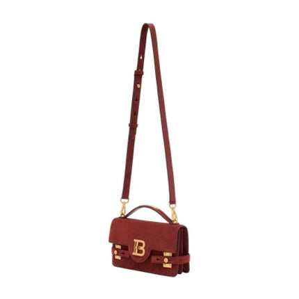Schultertasche B-Buzz 24 - Balmain - Leder - Rot