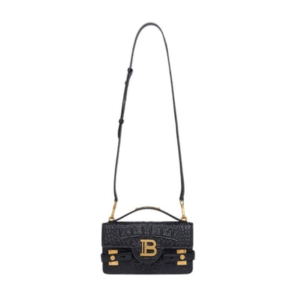 Schultertasche B-Buzz 24 - Balmain - Leder - Schwarz