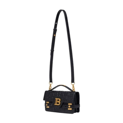 Schultertasche B-Buzz 24 - Balmain - Leder - Schwarz