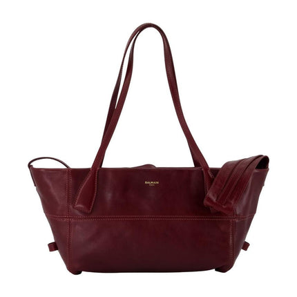 Schultertasche Track Zip Small - Balmain - Leder - Violett