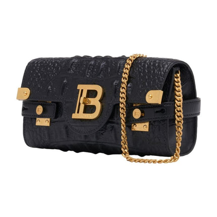 Wallet On Chain B-Buzz 23 - Balmain - Leder - Schwarz