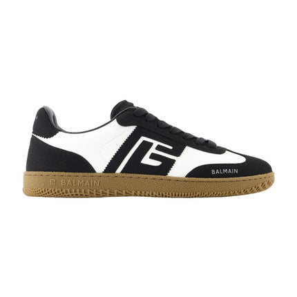 Swan Sneakers - Balmain - Leder - Schwarz