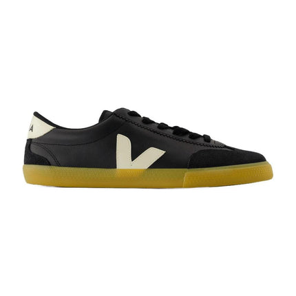 Volleyball Sneakers - Veja - Leder - Schwarz