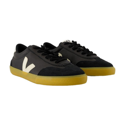 Volleyball Sneakers - Veja - Leder - Schwarz