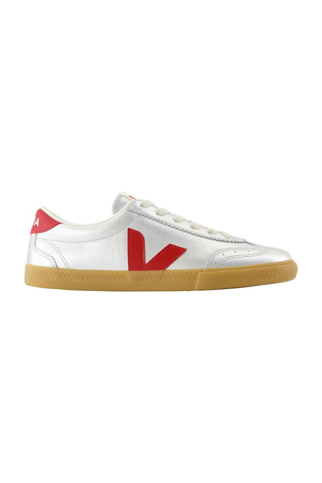 Volleyball Sneakers - Veja - Leder - Silber