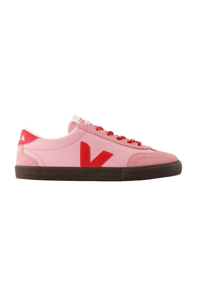 Volleyball Sneakers - Veja - Leder - Pink