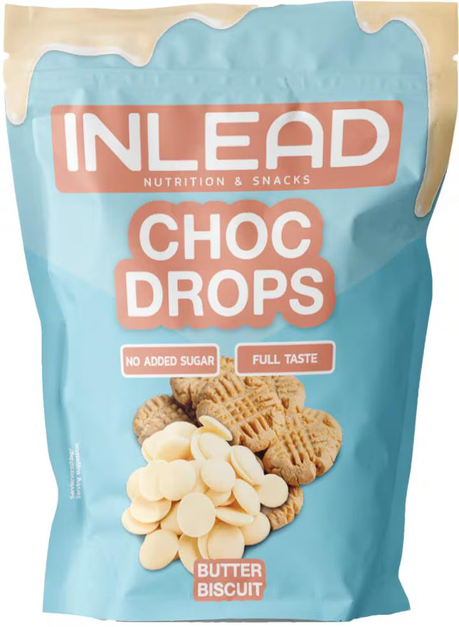 INLEAD Choc Drops 150 g – Feinste Schokoladentropfen für Backen & Naschen