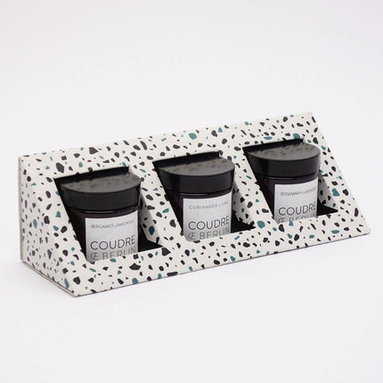 Coudre Berlin - Mini-Kerzen-Geschenkset / ESSENTIALS Duftkerzen