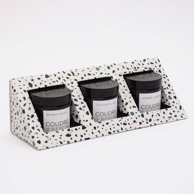 Coudre Berlin - Mini-Kerzen-Geschenkset / ESSENTIALS Duftkerzen