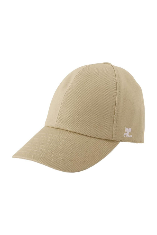 Signature Cap - Courreges - Baumwolle - Beige