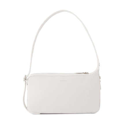 One Racer Baguette Schultertasche - Courreges - Leder - Weiß