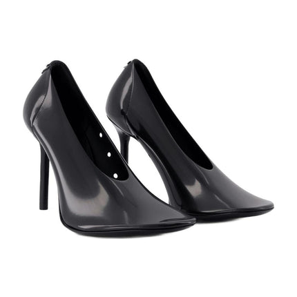 Nude Stilettos Pumps - Courreges - PVC - Schwarz