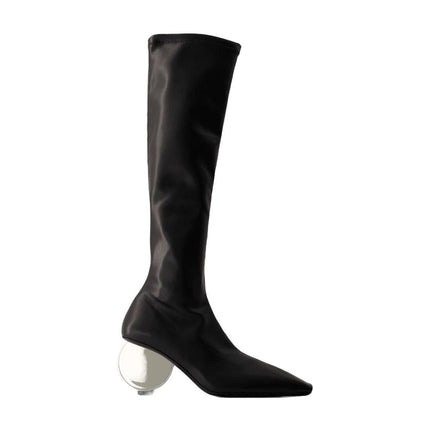 Circle Stiefel - Courreges - Kunstleder - Schwarz