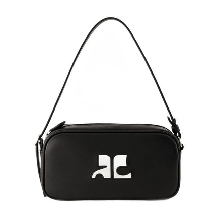 Baguette Réedition Tasche - Courreges - Leder - Schwarz